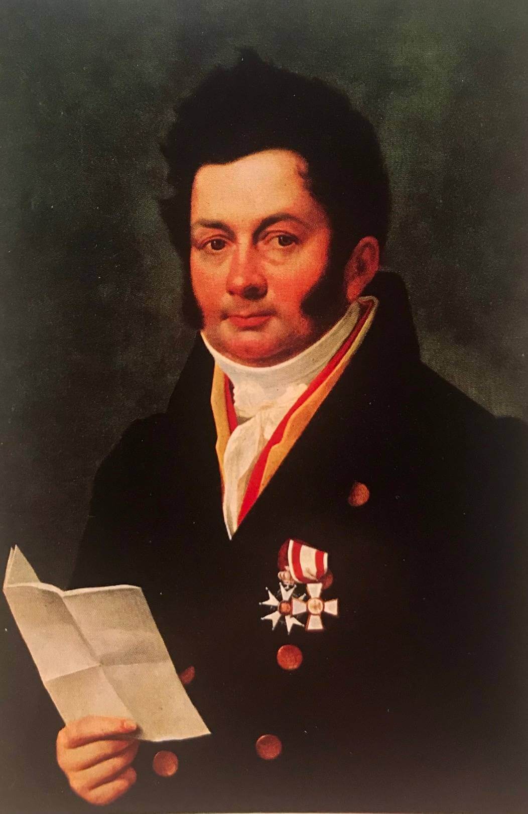 Friedrich Peter Herstatt (1775 - 1851) von Joseph Weber 1826 (1798 - 1883)
